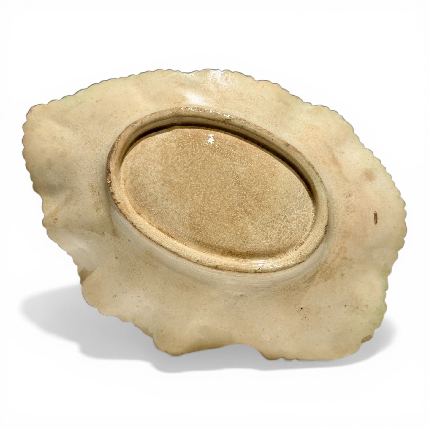 Antique Majolica Maple Leaf Dish, Circa 1890