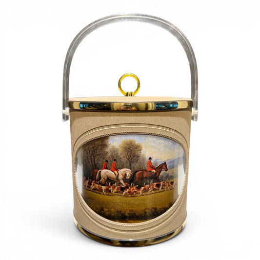 Vintage Fox Hunt Ice Bucket