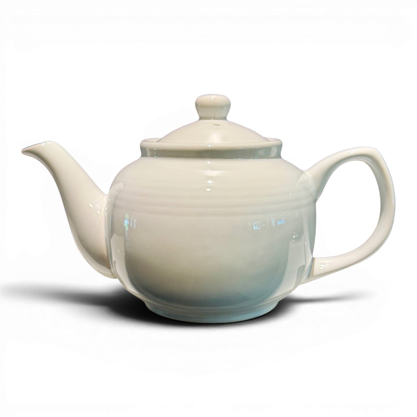 Hand Painted Fox Hunt Porcelain Teapot