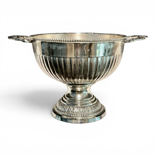 Antique Silver Trophy Cup Jardiniere