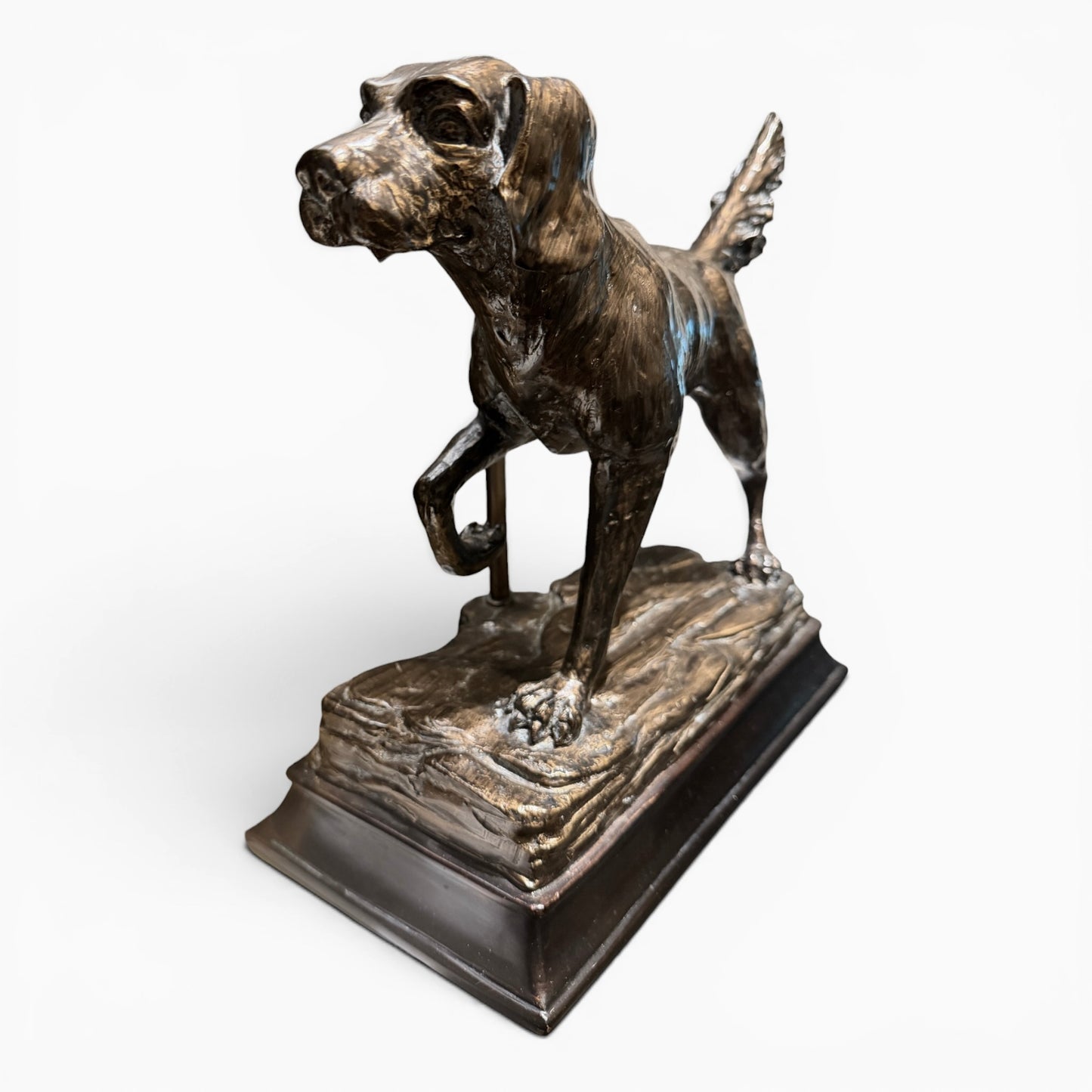 Vintage Hunting Dog Table Lamp