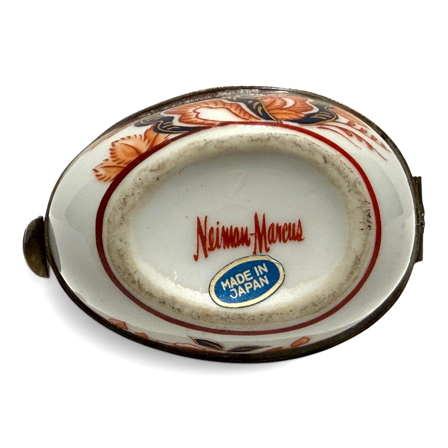 Vintage Imari Porcelain Trinket Box by Neiman Marcus