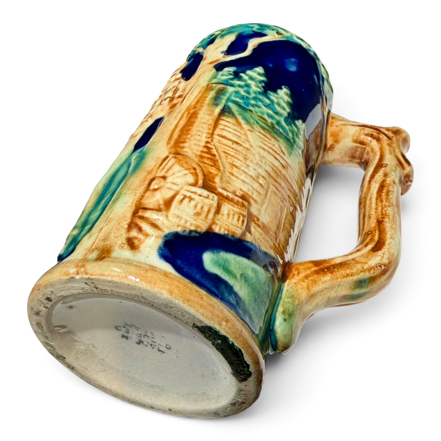 Vintage 1940s Sculptural Ceramic Tankard