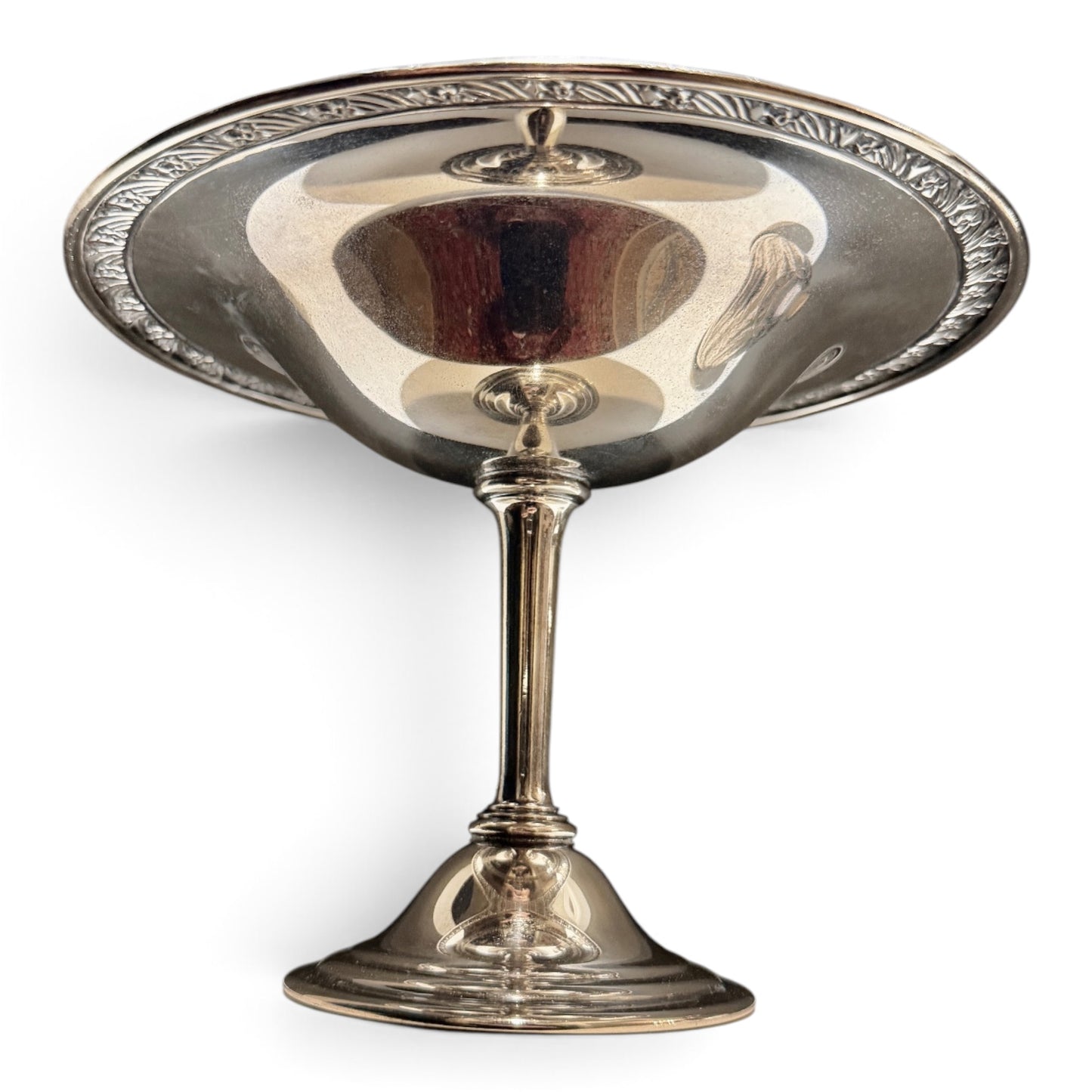 Vintage Silver Pedestal Compote Dish