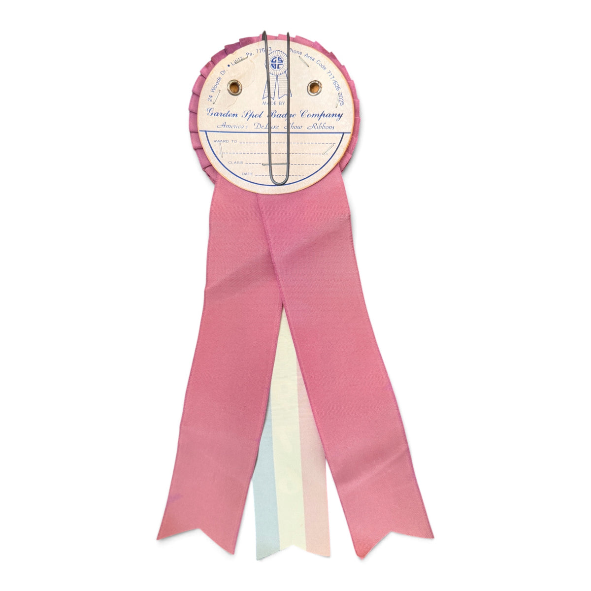 Vintage 1976 Devon Horse Show Award Ribbon | Equestrian Rosette Memorabilia