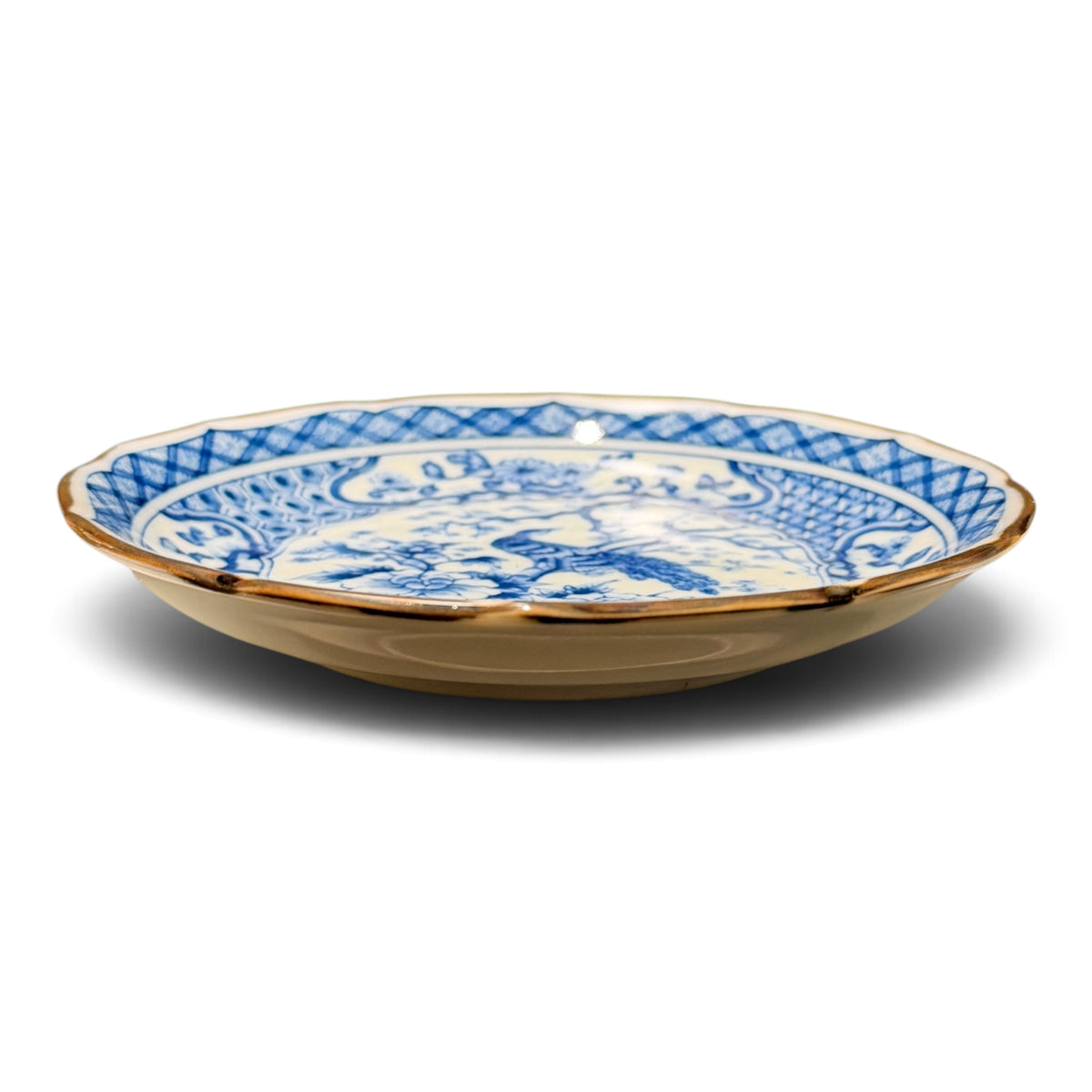 Vintage Porcelain Chinoiserie Trinket Dish