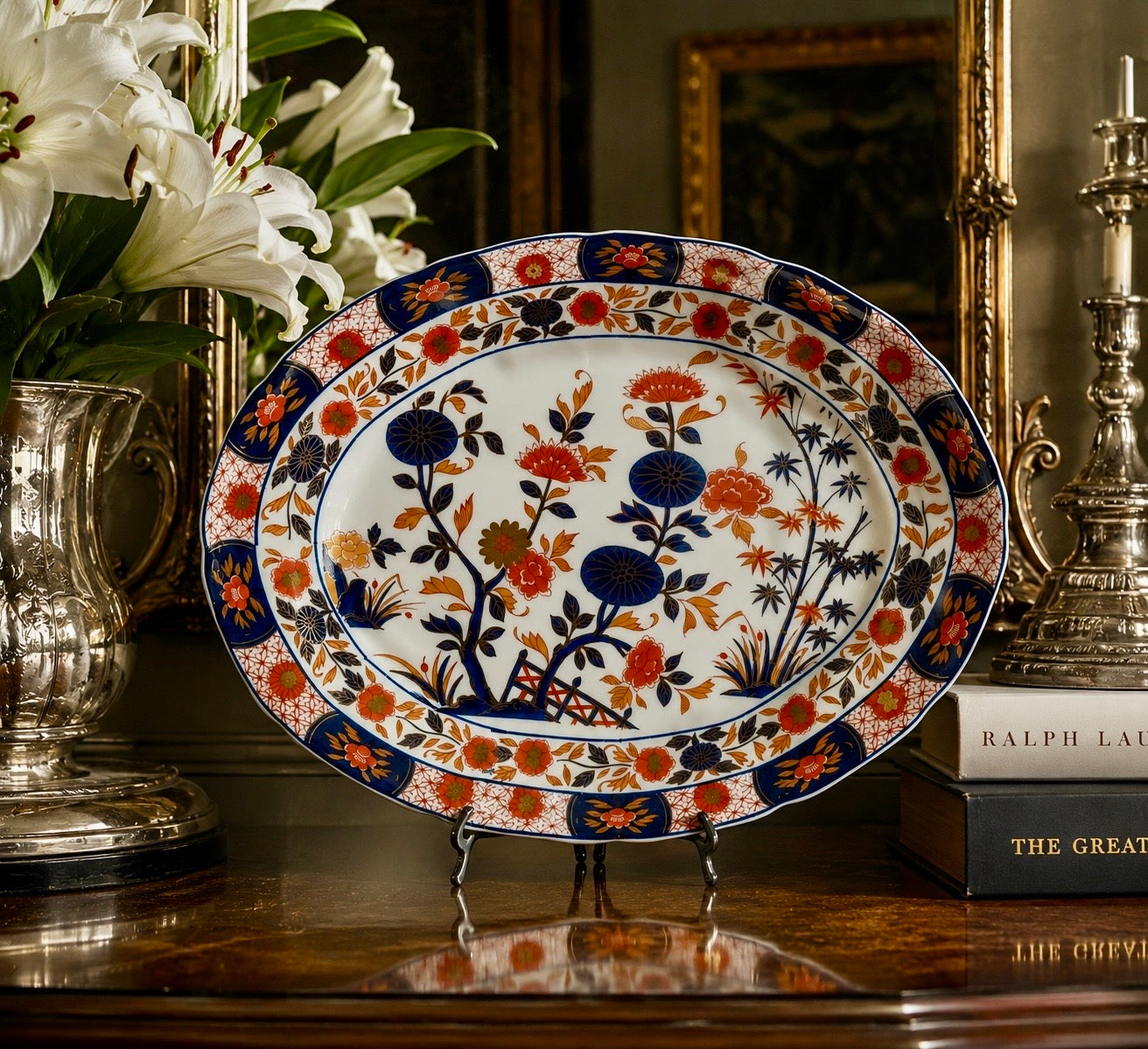 Vintage Japanese Neiman Marcus Bone China Platter