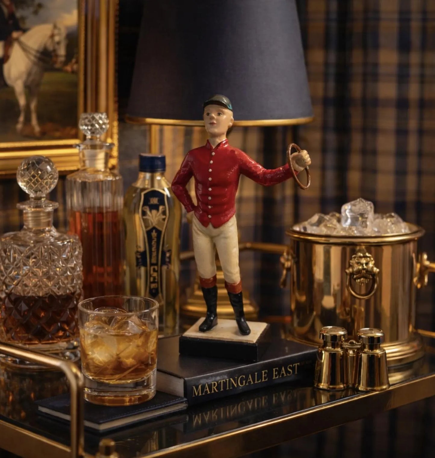 Antique Cast Iron Jockey Doorstop