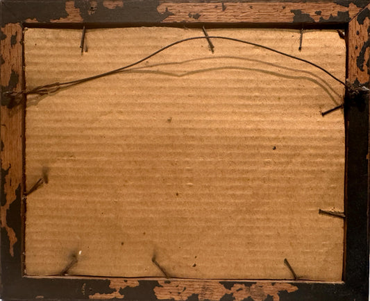 Antique Framed Lithograph "The Death" Engraved by C. R. Stock after W. Shayer