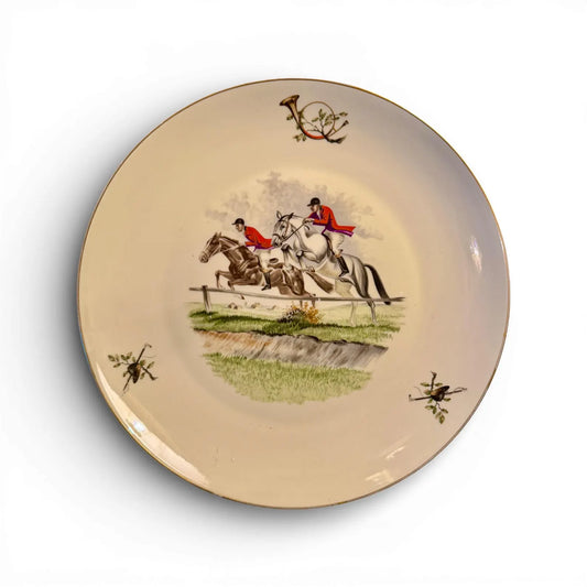 Large Vintage German Equestrian Serving Platter – Helmich Parforce