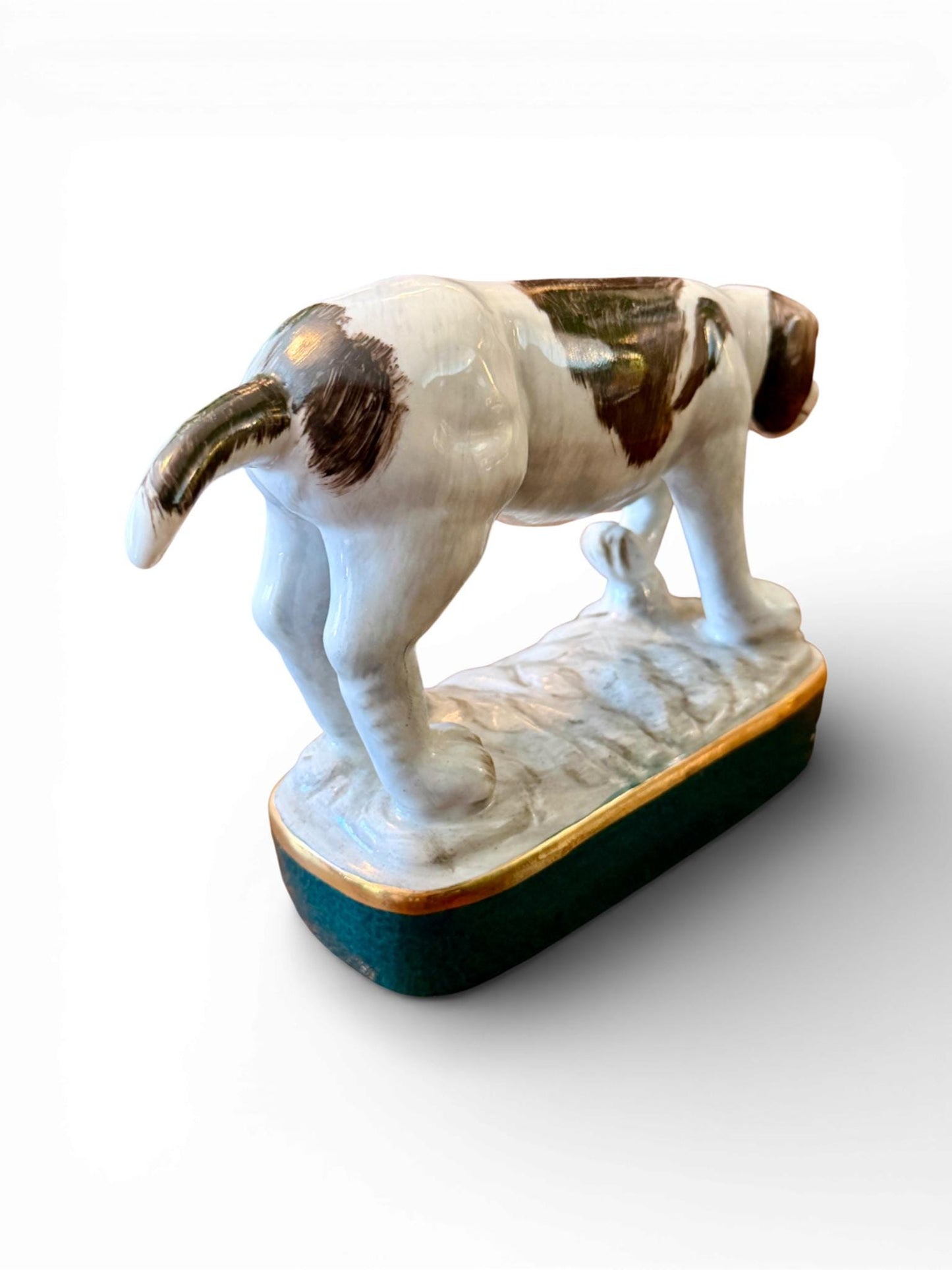 Vintage Ceramic Hound Dog Figurine