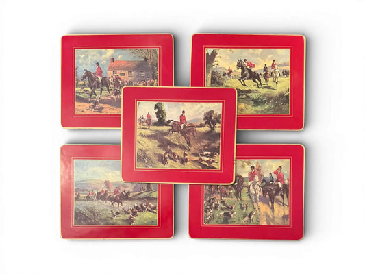 Set of 5 Pimpernel Fox Hunting Placemats