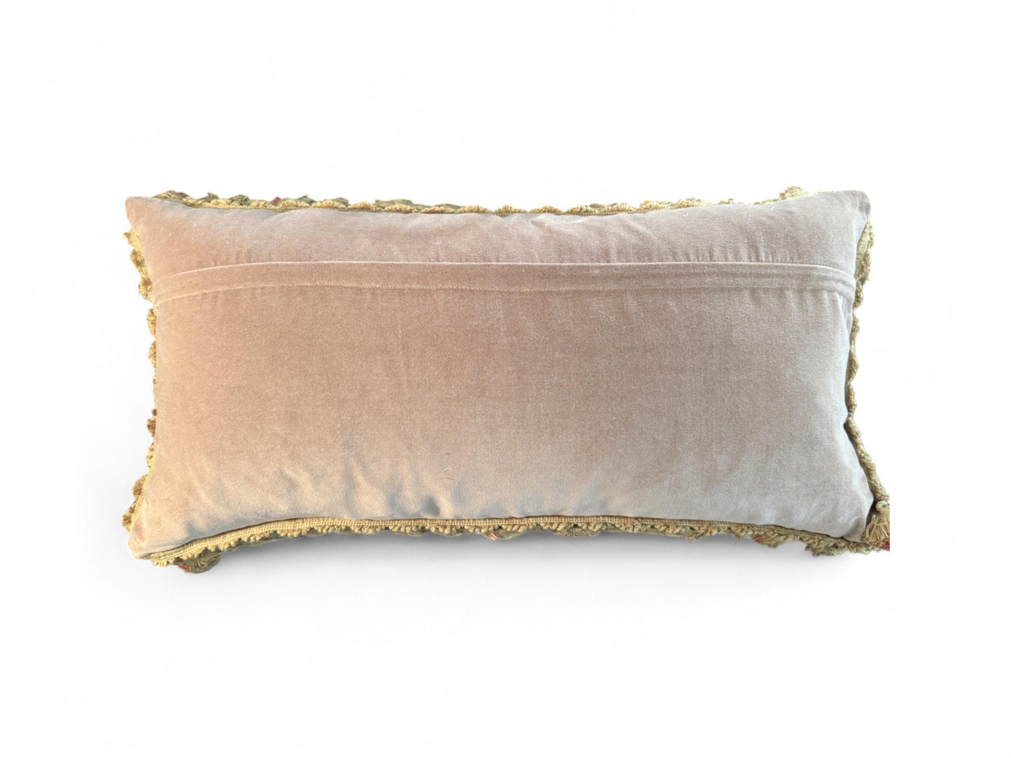 Antique French Aubusson Tapestry Pillow
