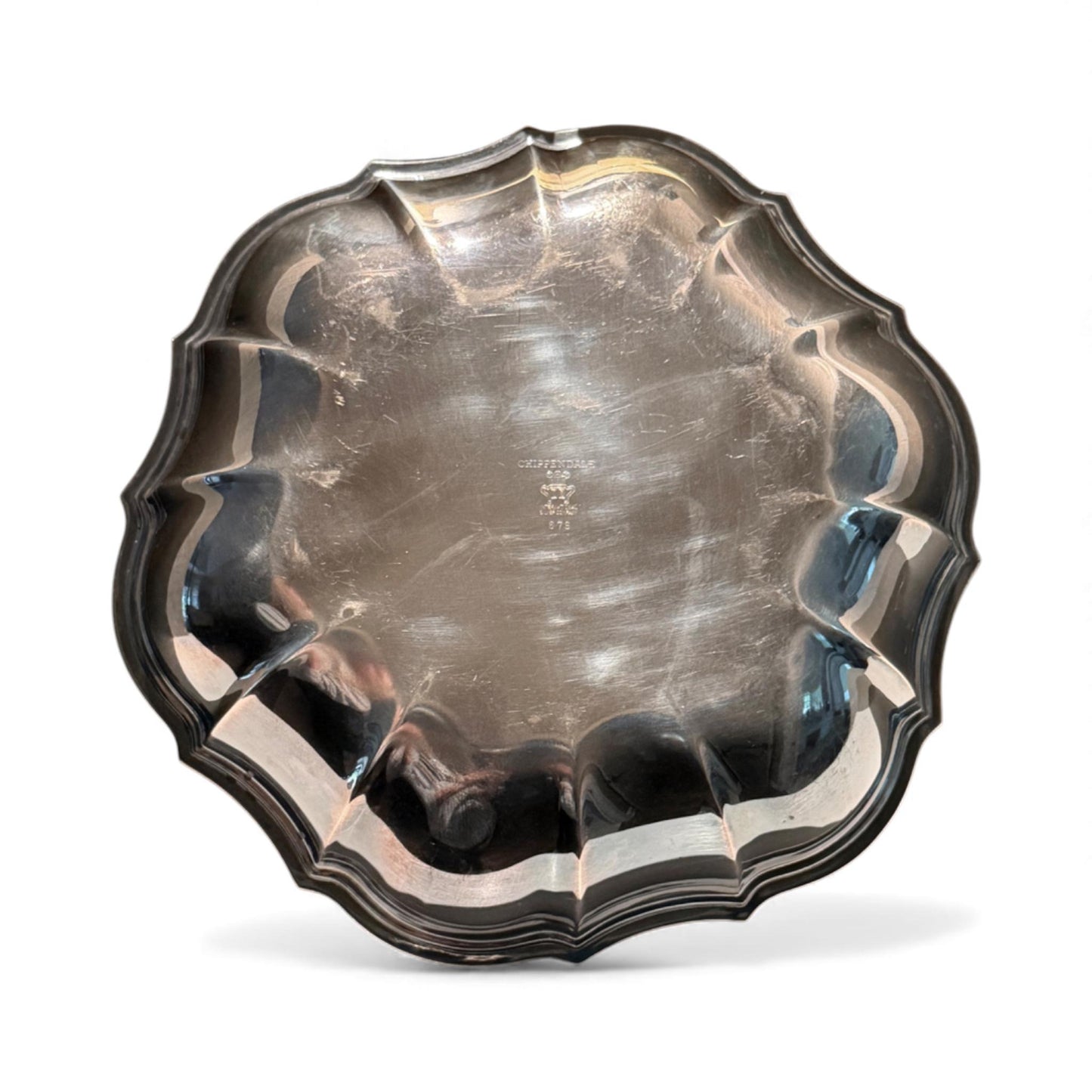 c. 1952 Horse Show Silver Chippendale Trophy Bowl