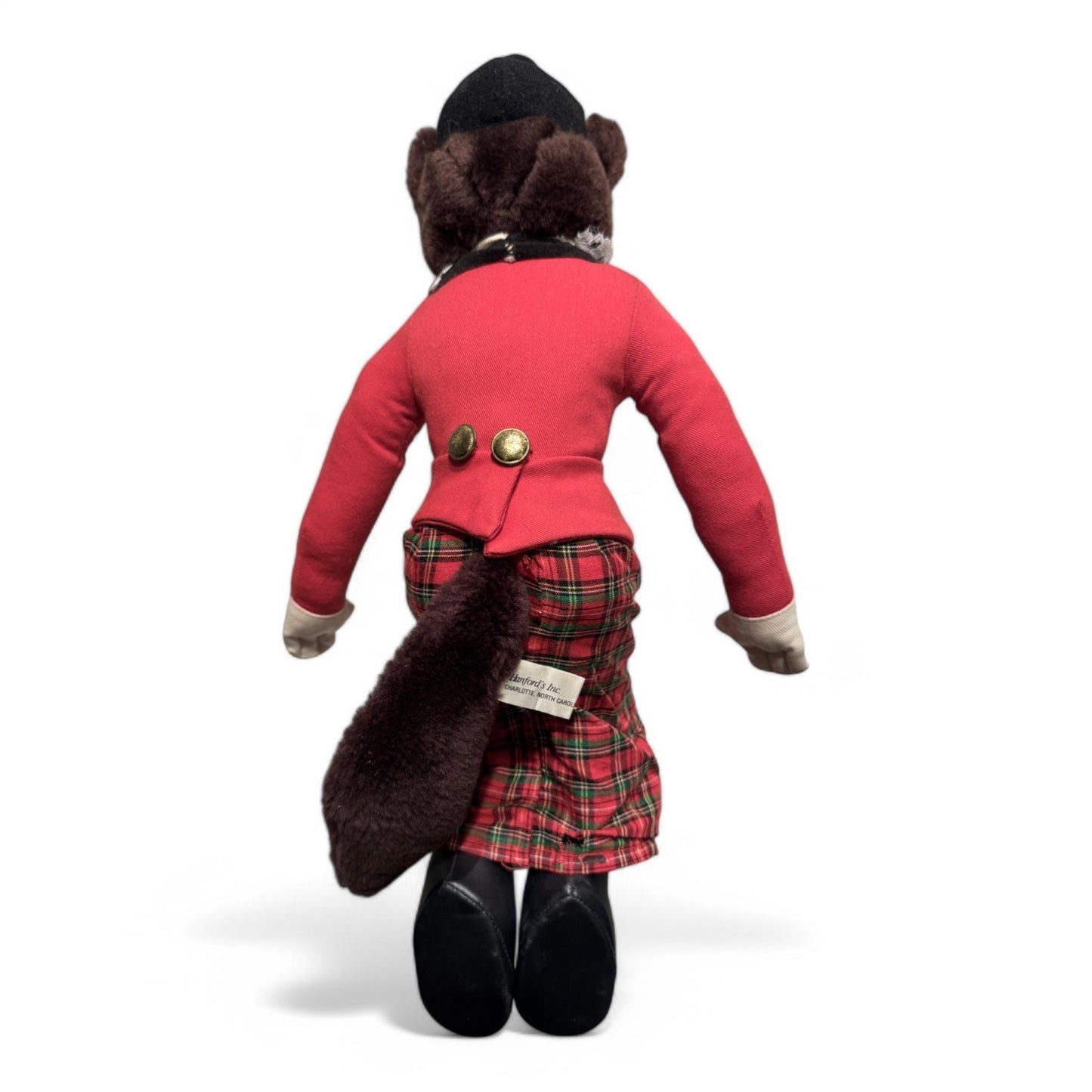 Vintage Hanfords, Inc. 16" Plush Hunting Fox from the Bunny Mellon Estate