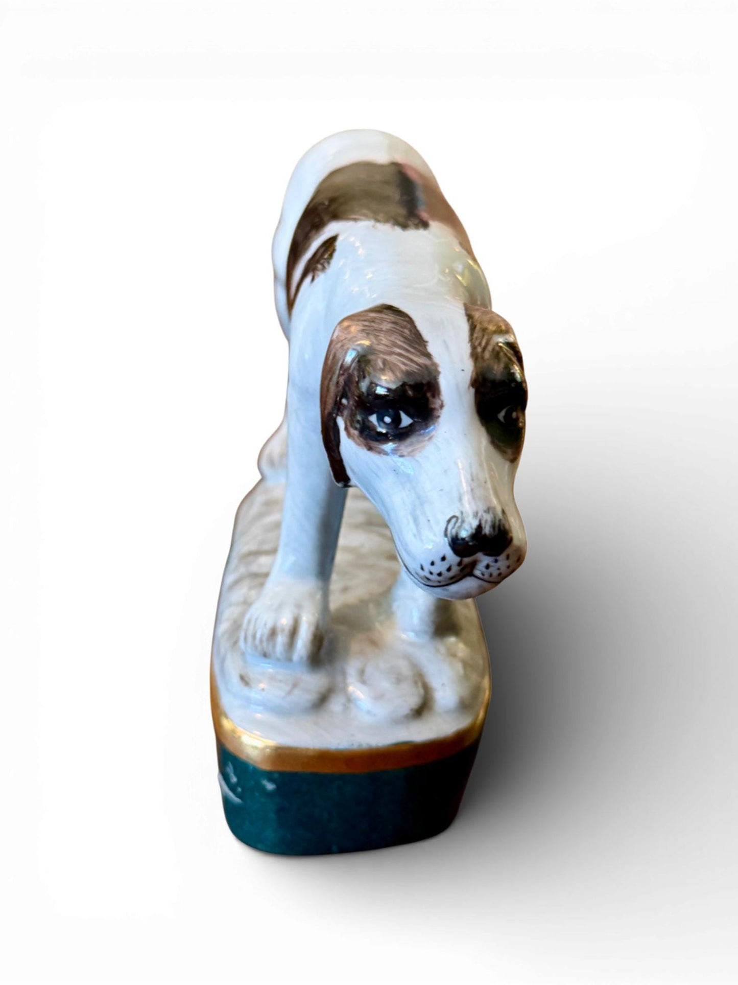 Vintage Ceramic Hound Dog Figurine