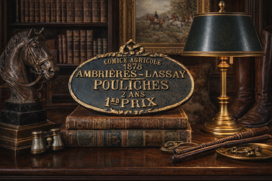 Antique French Agricultural Fair Prize Plaque – Ambrières-Lassay, 1878