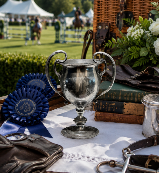 Antique Silver Loving Cup Trophy