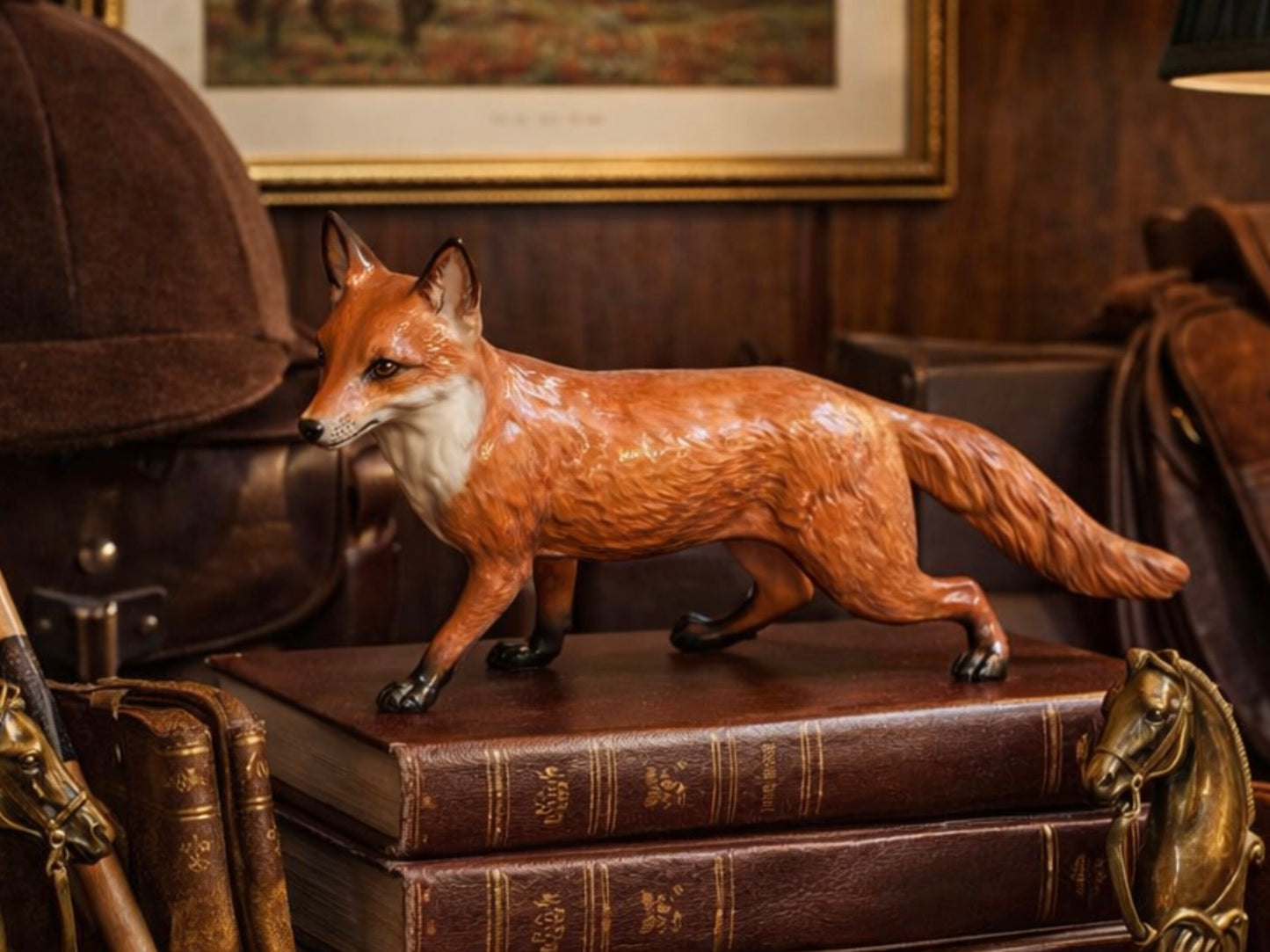 Vintage Beswick Porcelain Fox Figurine