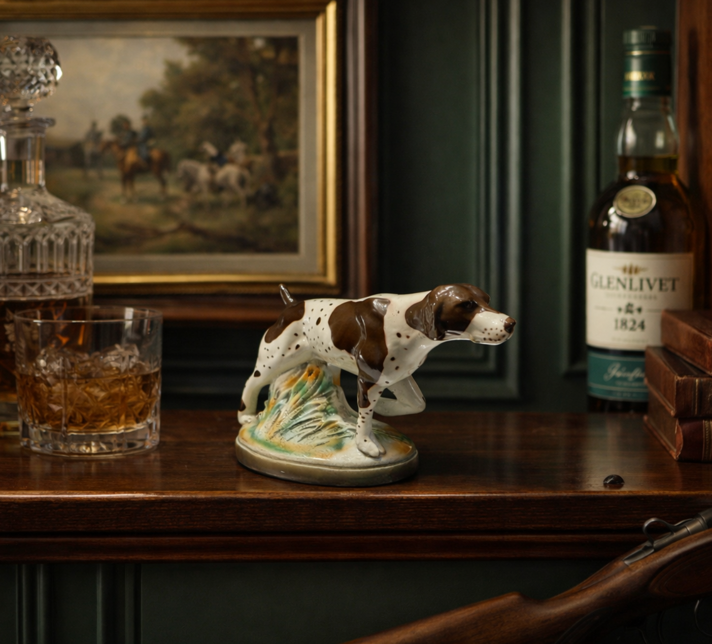 Vintage Metal German Shorthaired Pointer Hunting Dog Bottle Opener