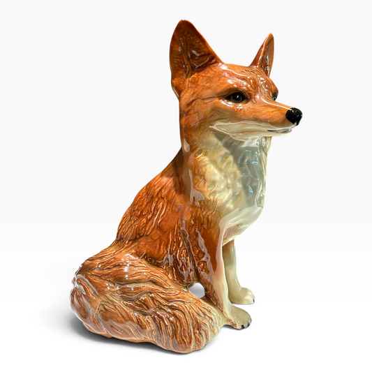 Vintage Coopercraft England Ceramic Fox Figurine