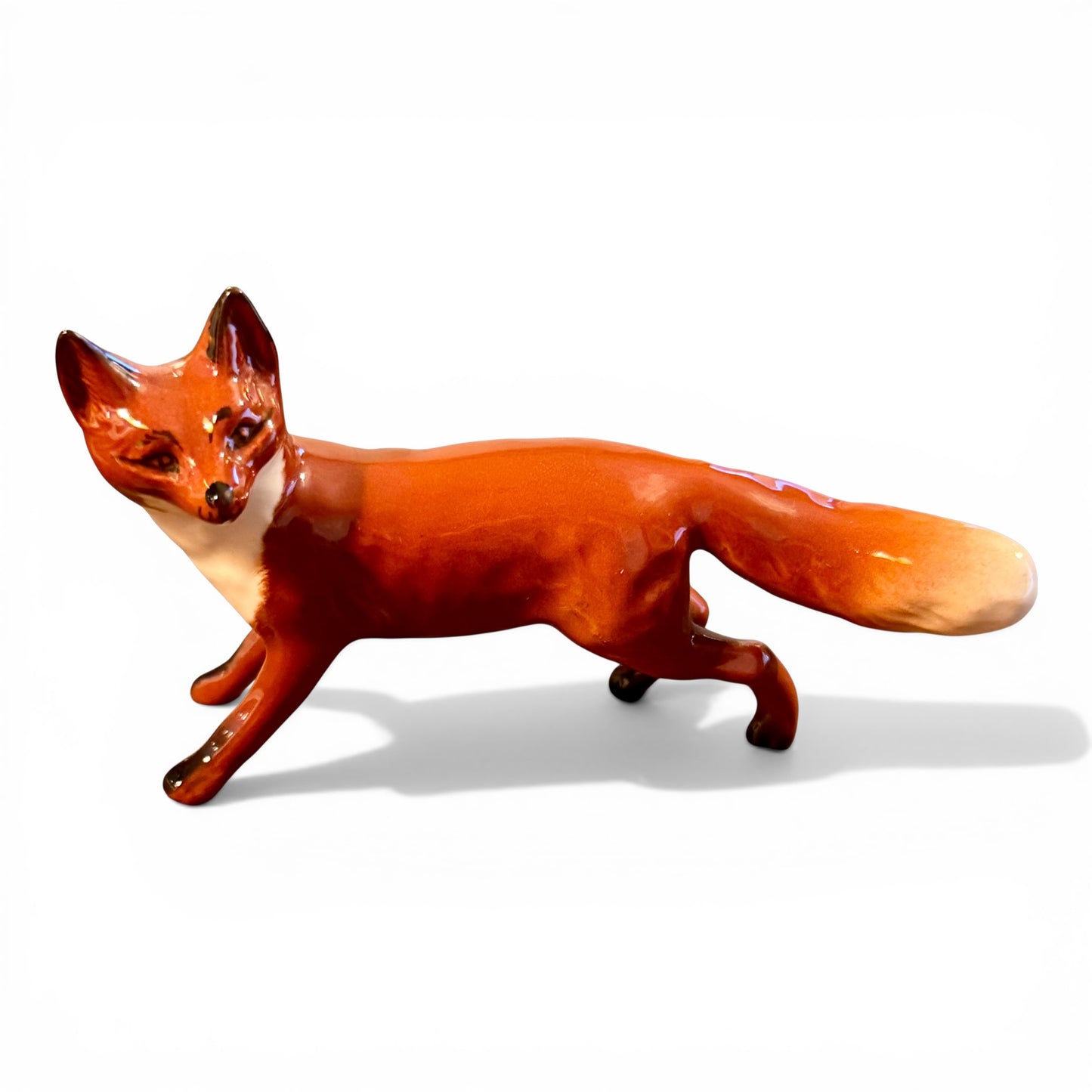 Antique Beswick Porcelain Fox Figurine