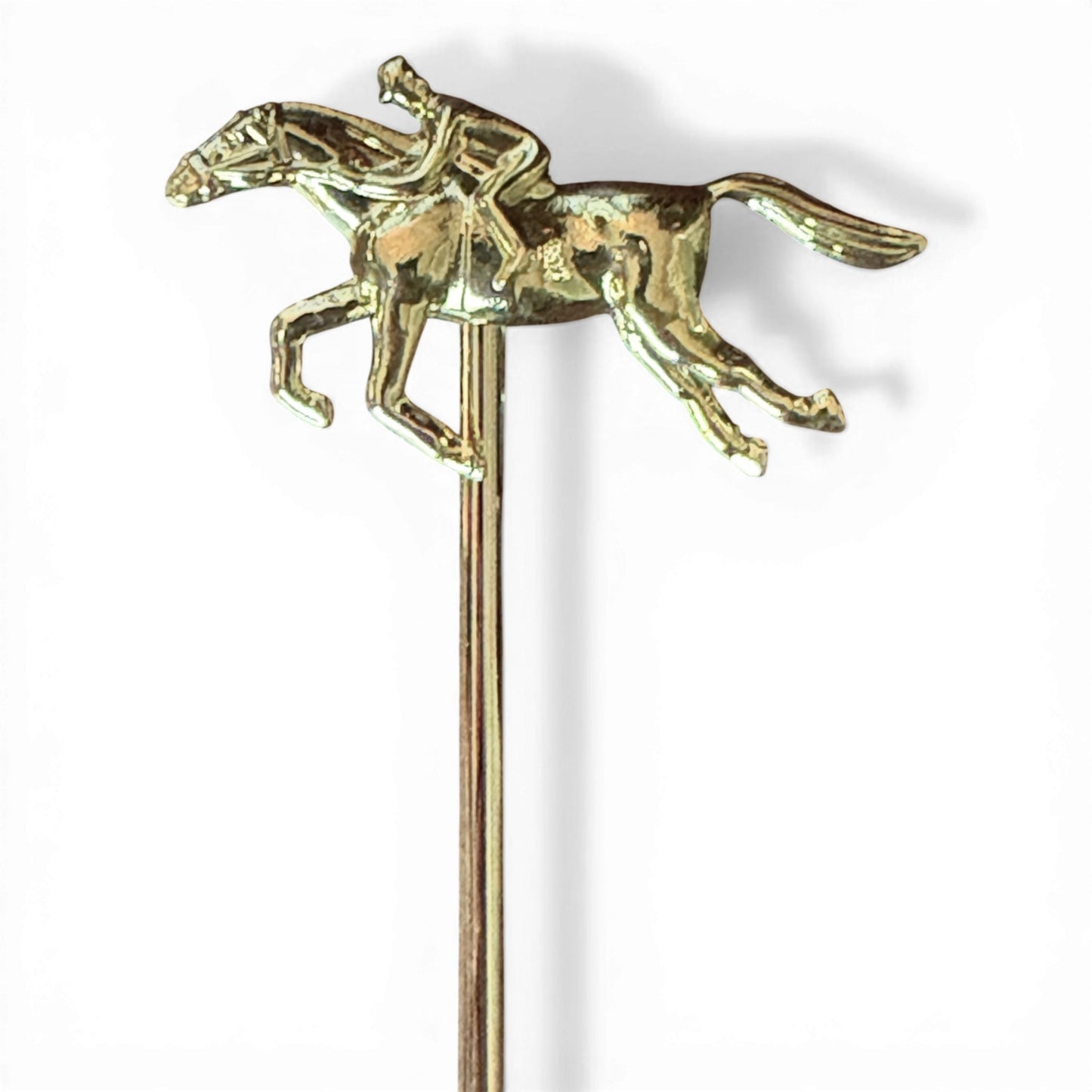 Gold Equestrian Racehorse Cocktail Stirrers – Set of 4
