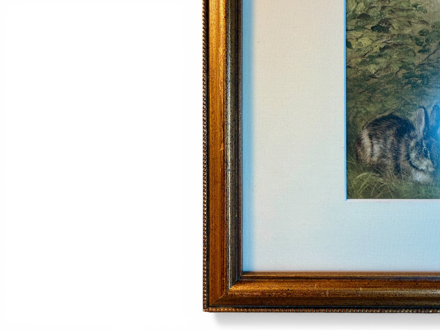 Rabbits On A Log - Vintage Arthur Fitzwilliam Tait Lithograph (c. 1897)