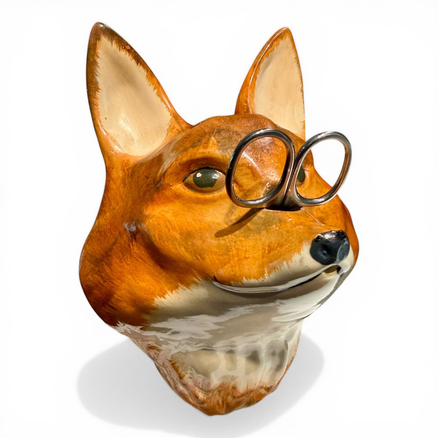 Fox Head String Holder by Philip Laureston for Babbacombe Pottery