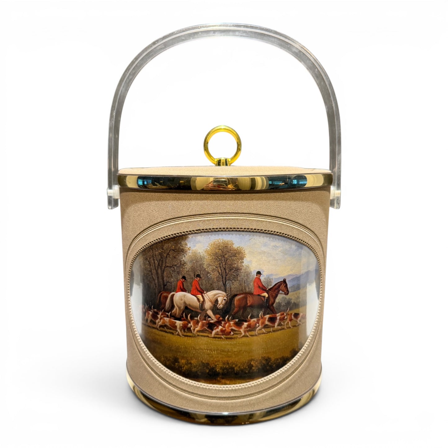 Vintage Fox Hunt Ice Bucket
