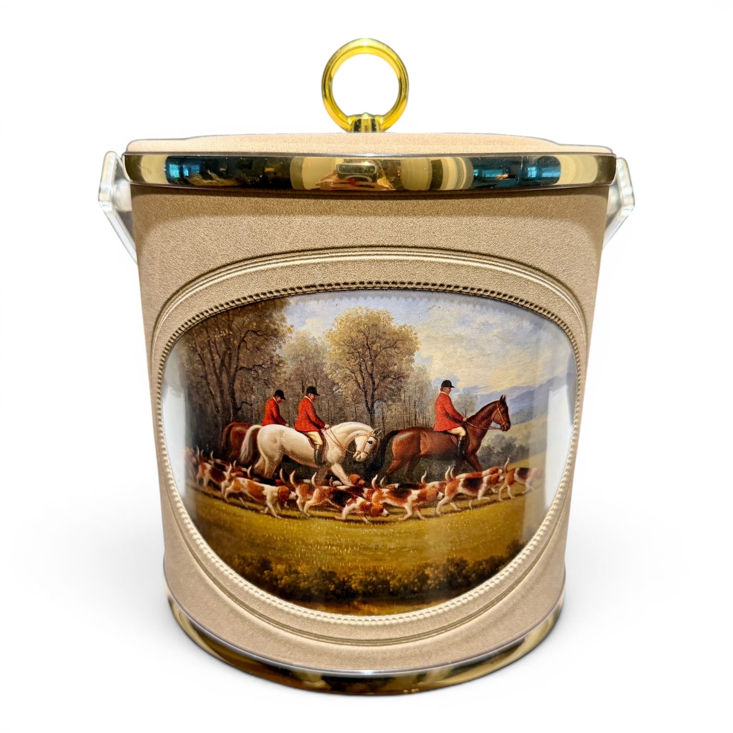 Vintage Fox Hunt Ice Bucket