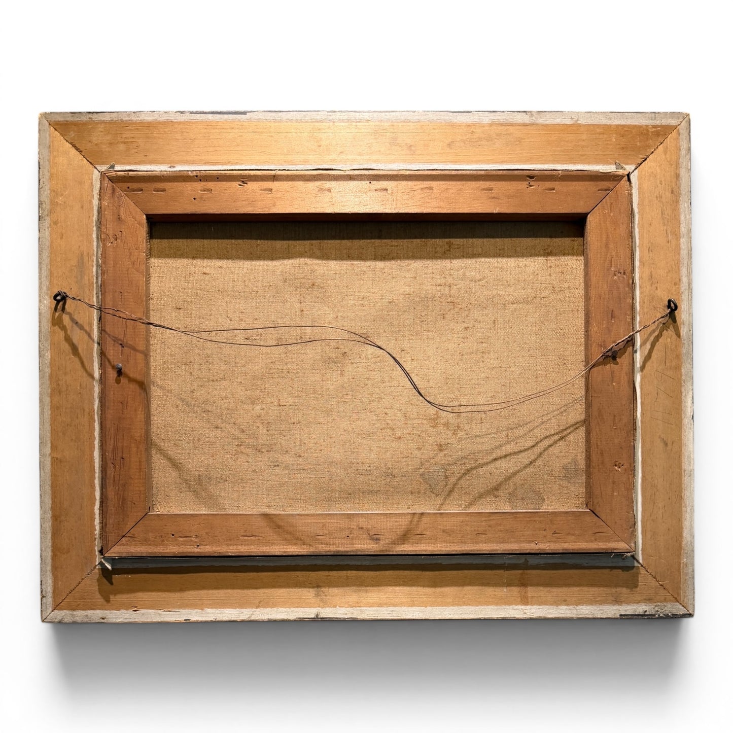 Early 20th Century Sporting Dog Oil Painting in Gilt Frame