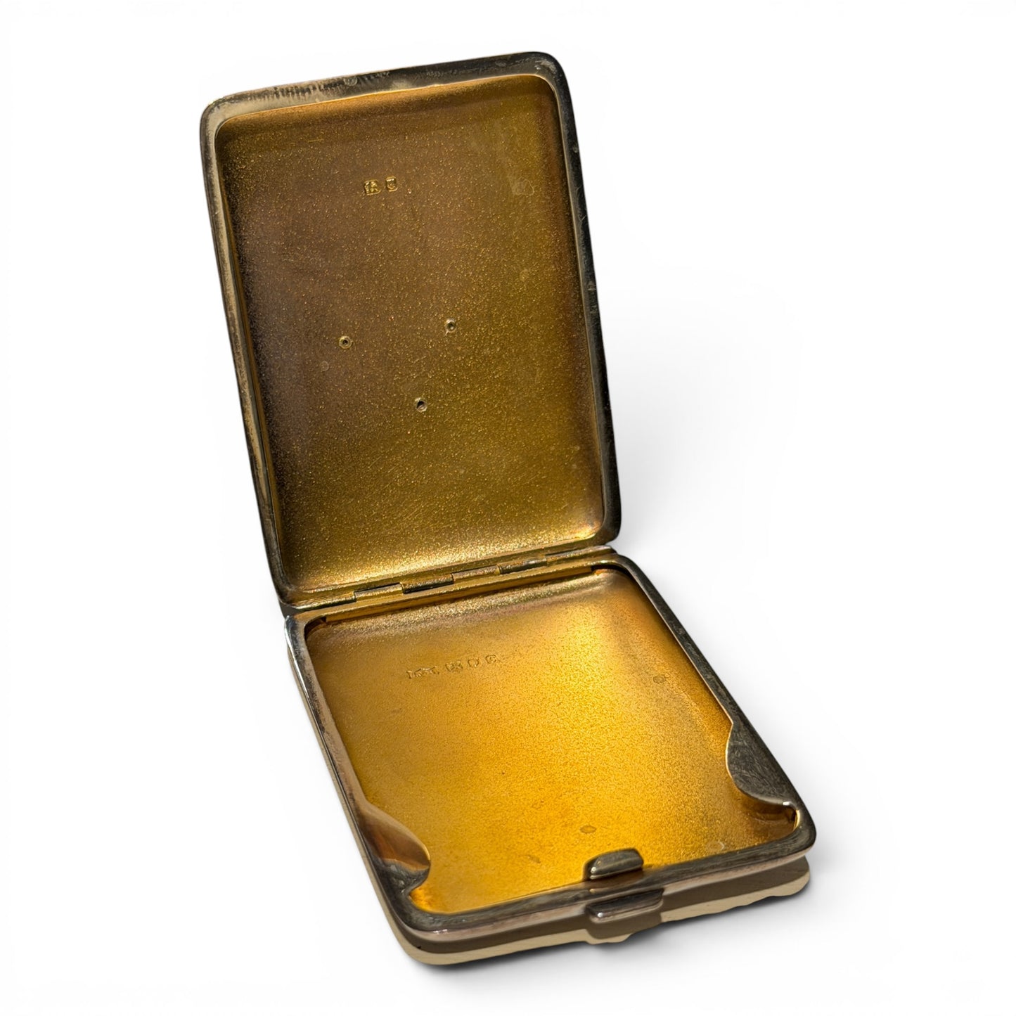 Vintage British Royal Cipher Cigarette Case in Original Collingwood Presentation Box