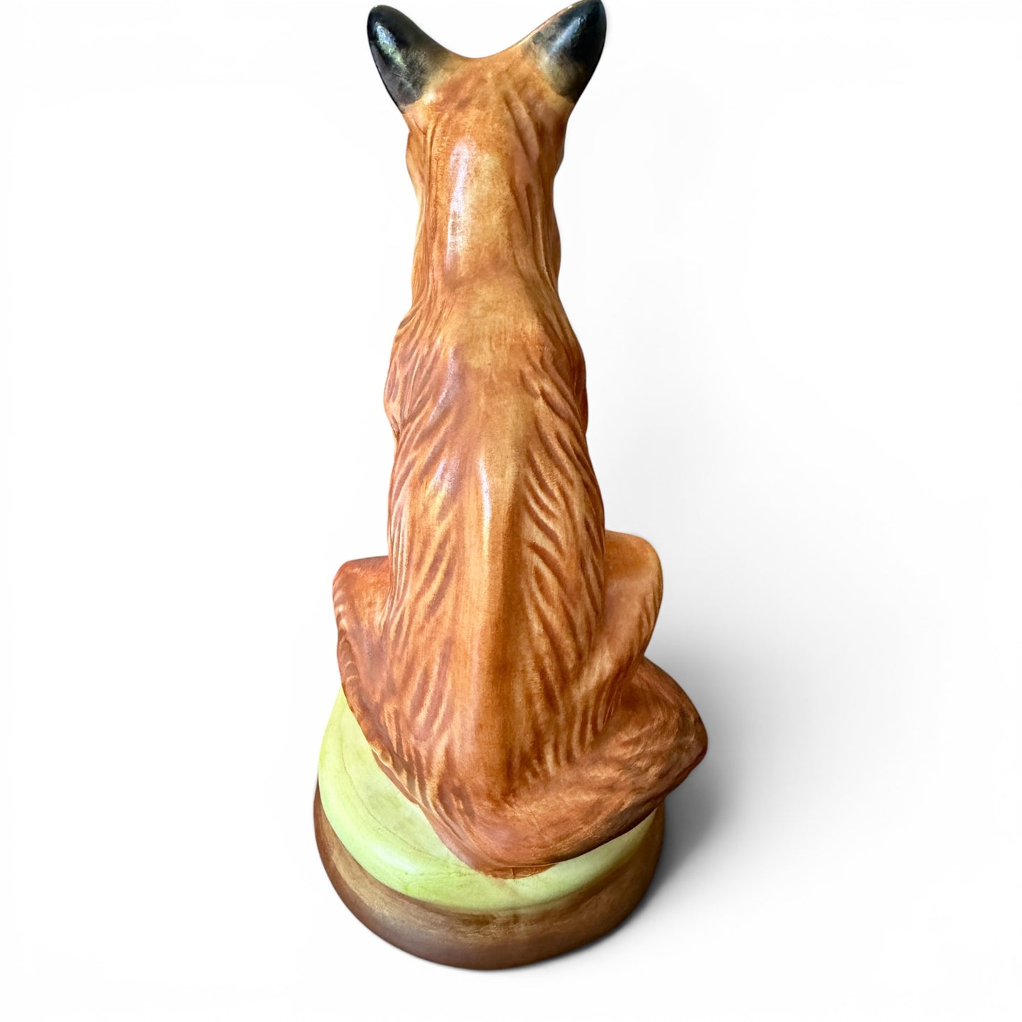 Vintage Porcelain Sly Fox Figurine