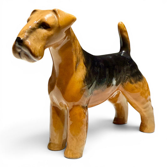 Vintage Beswick English Airedale Terrier Figurine