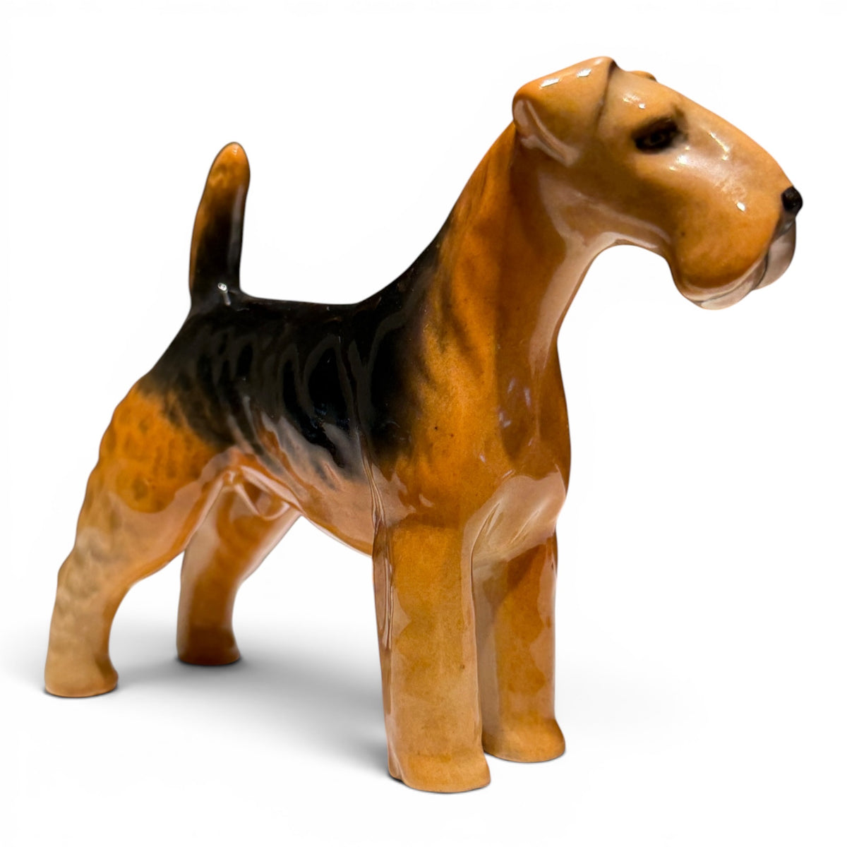 Vintage Beswick English Airedale Terrier Figurine