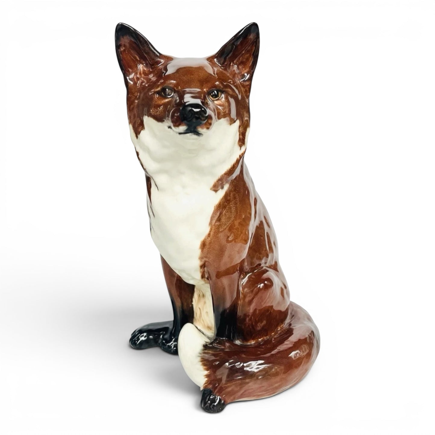Large Vintage Beswick England Fireside Fox Figurine No. 2348