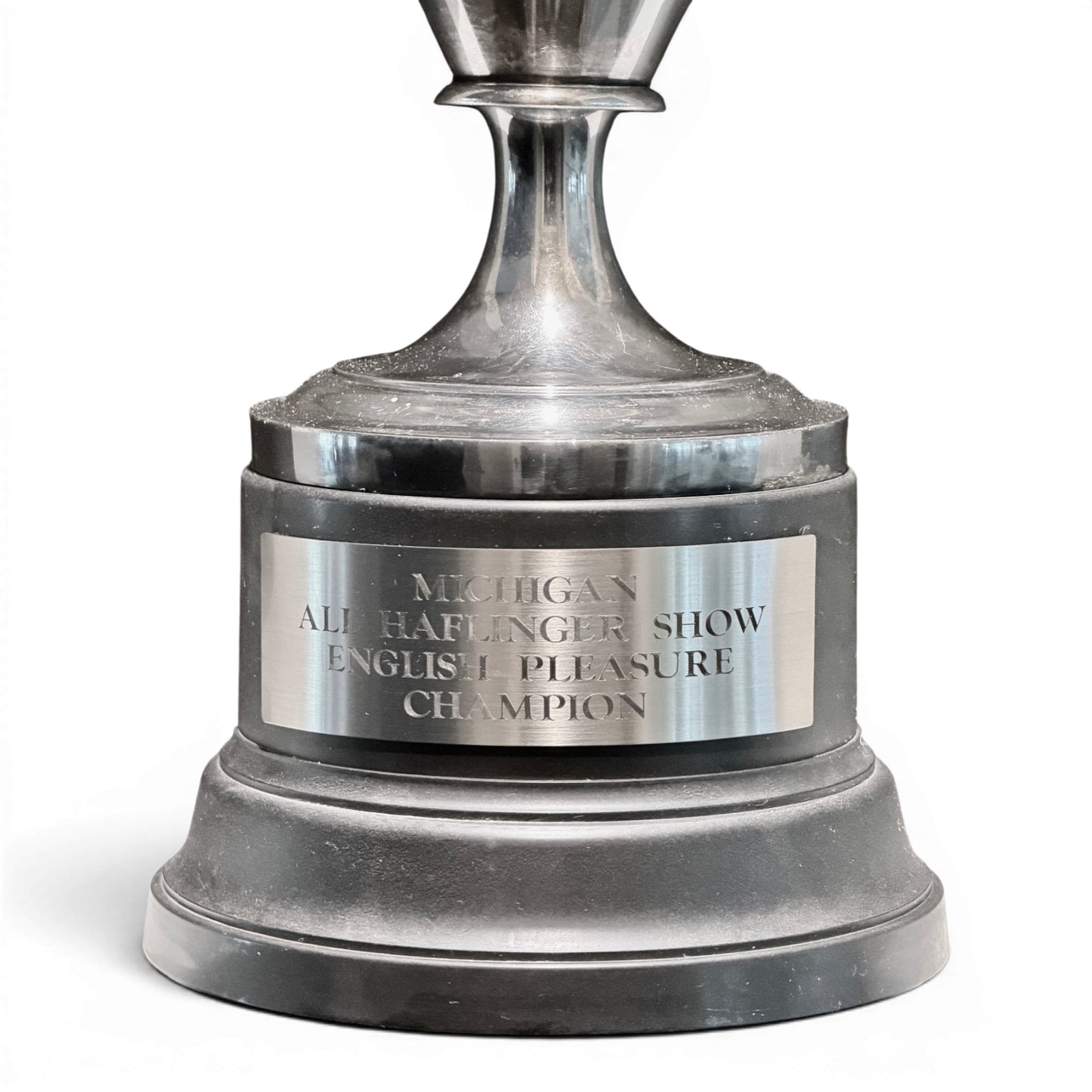 Impressive Antique Milton Horse Show Silver Trophy Loving Cup c. 1935