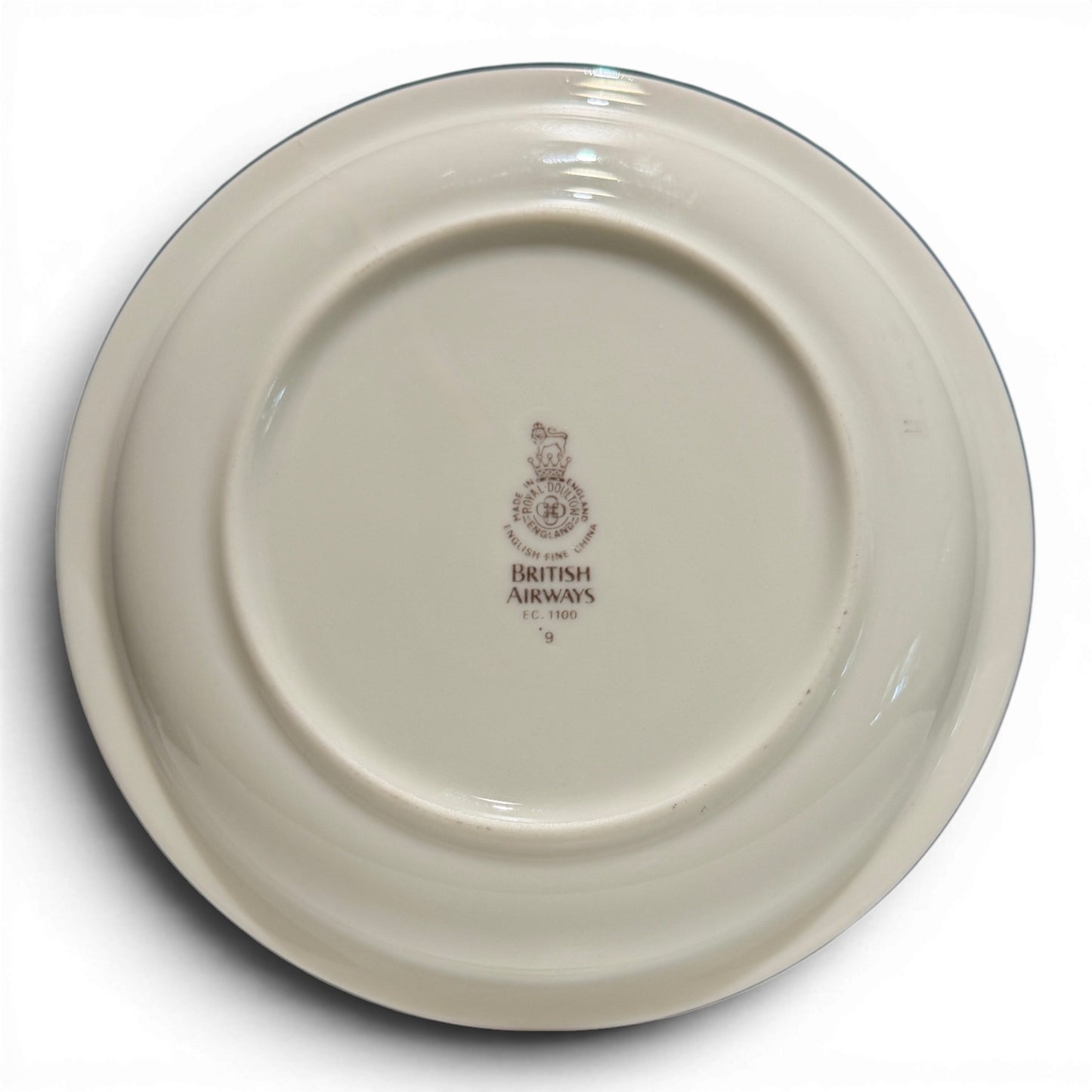 Vintage Beagle Porcelain Plate with Gold Trim