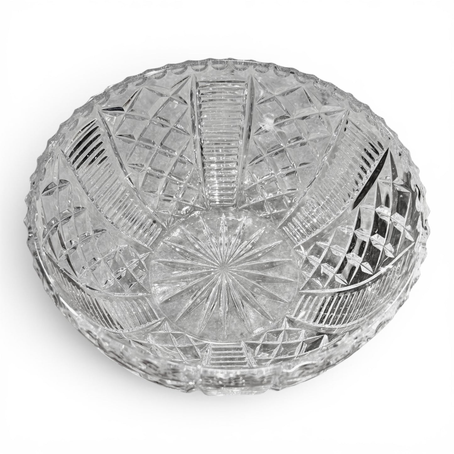 Antique Estate Crystal Champagne Bowl