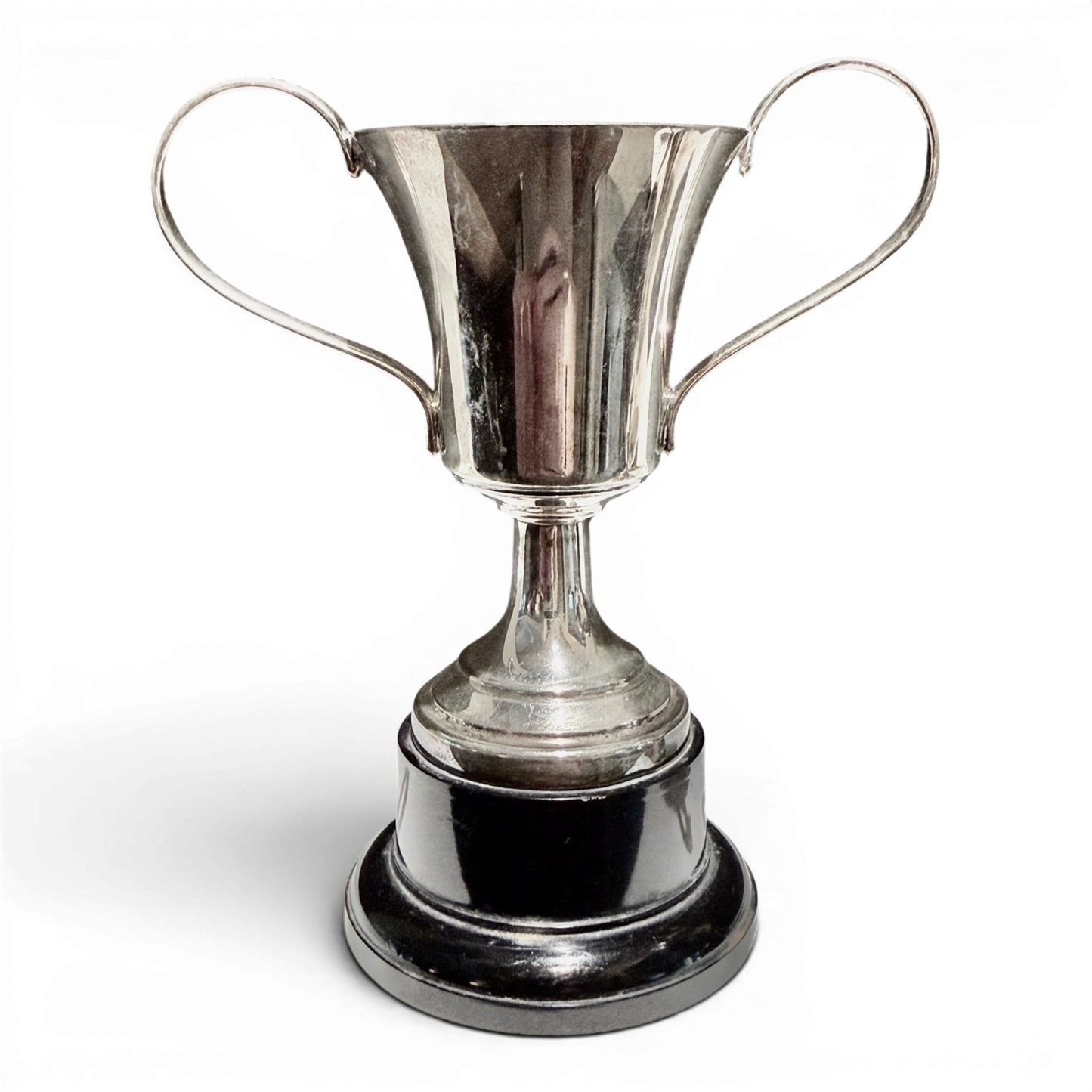 Set of 3 Antique English Silver Loving Cup Trophies