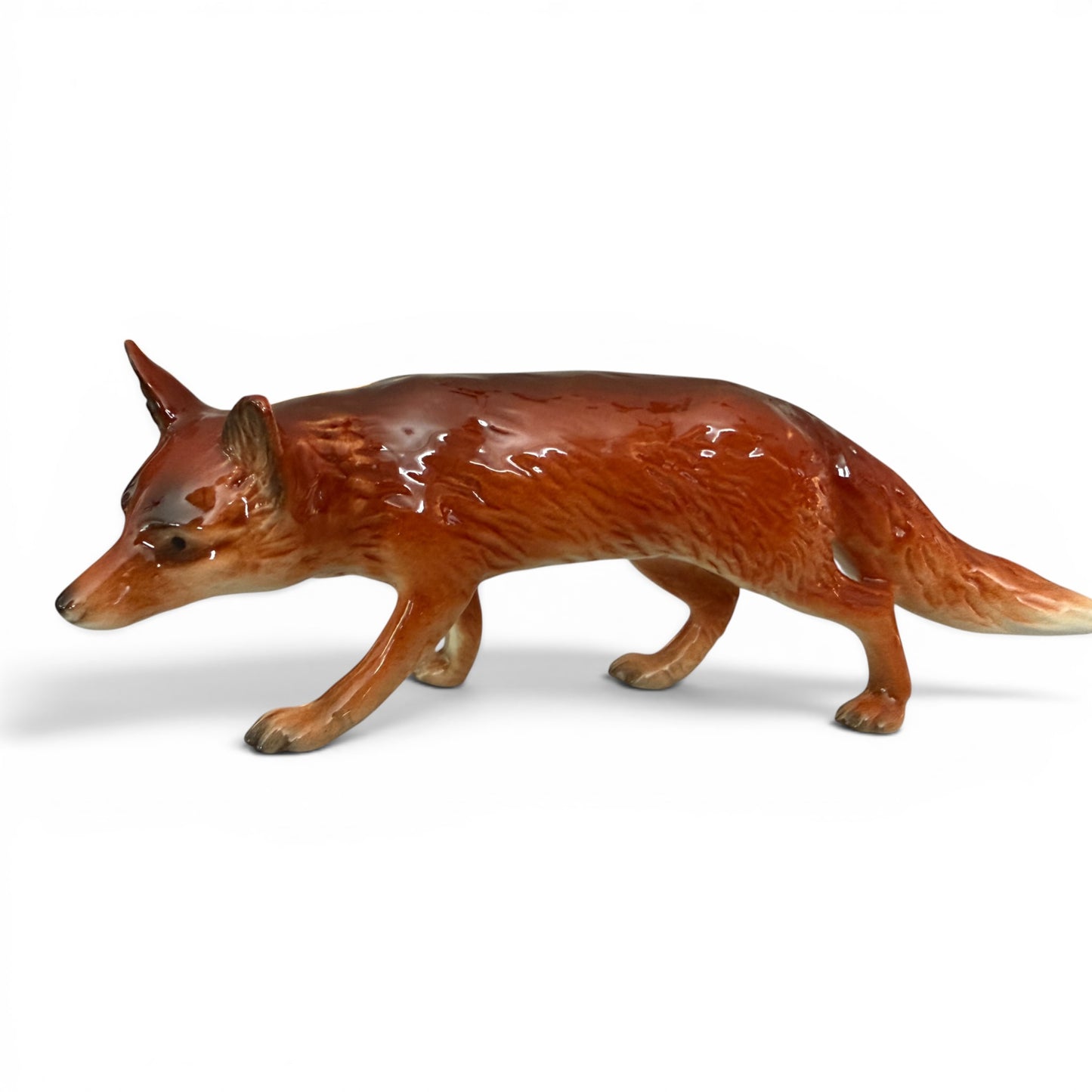 Rare Vintage Large Goebel Red Fox Figurine