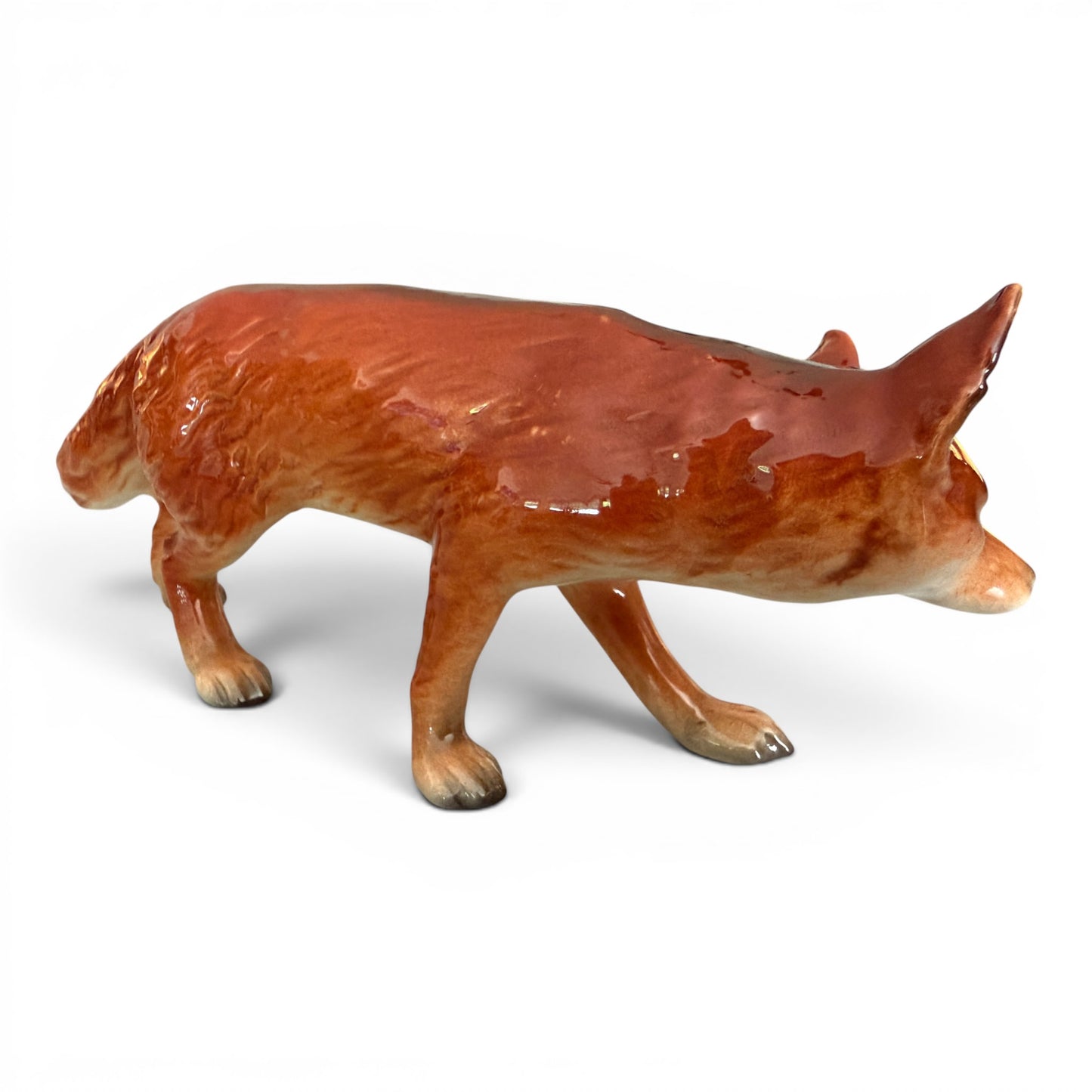 Rare Vintage Large Goebel Red Fox Figurine