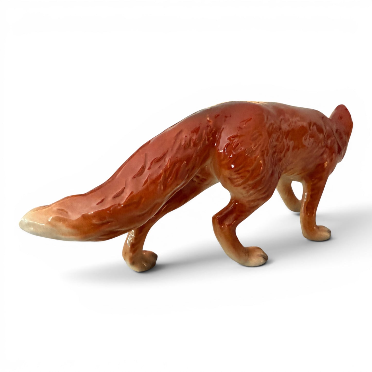 Rare Vintage Large Goebel Red Fox Figurine