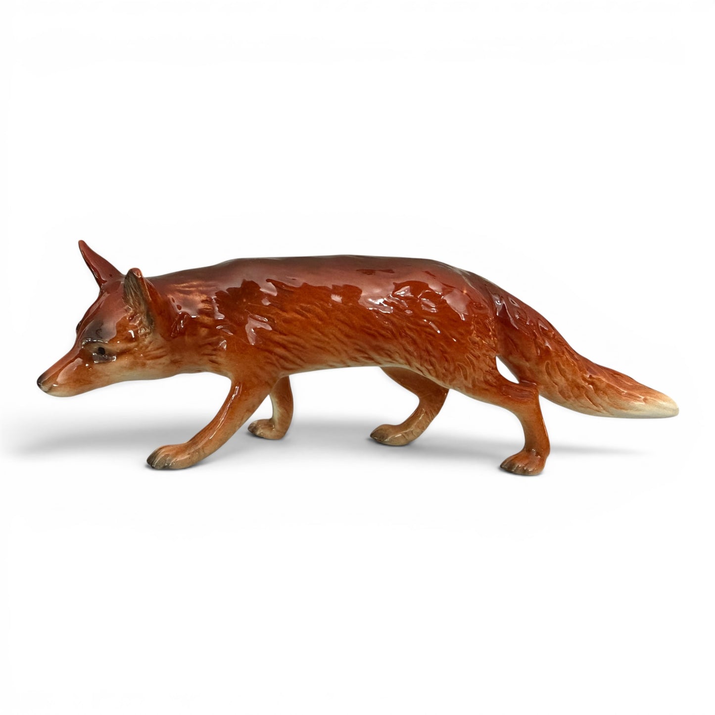Rare Vintage Large Goebel Red Fox Figurine