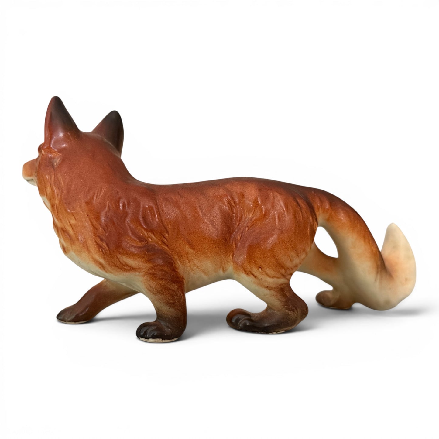 Vintage Porcelain Fox Figurine