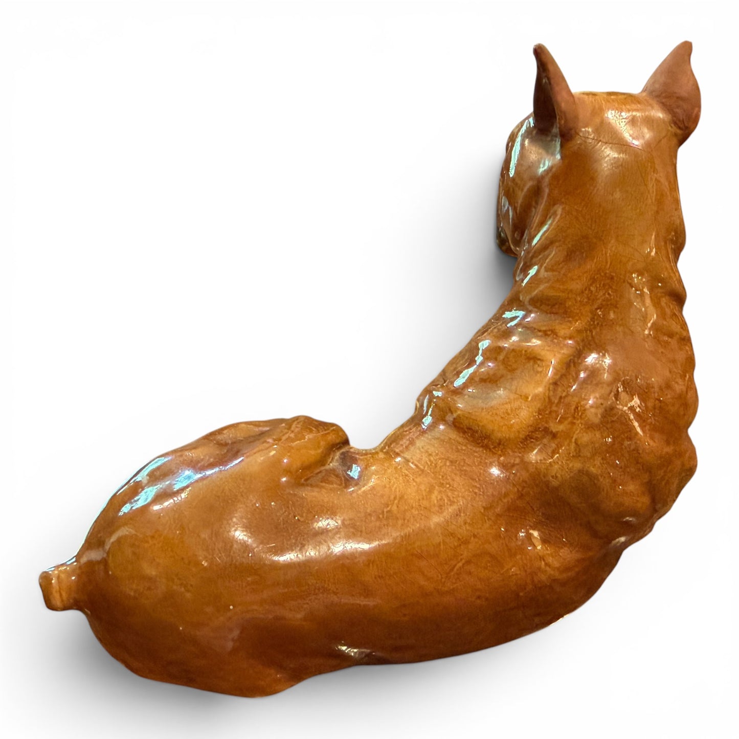 Vintage Mortens Studio Boxer Dog Figurine