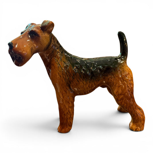 Vintage Beswick Airedale Terrier Dog Figurine