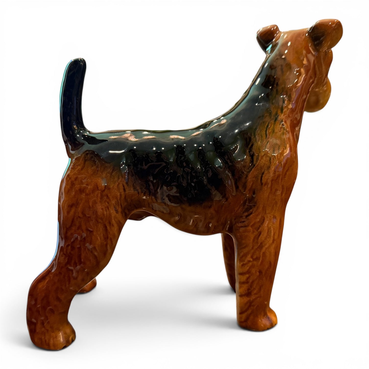 Vintage Beswick Airedale Terrier Dog Figurine