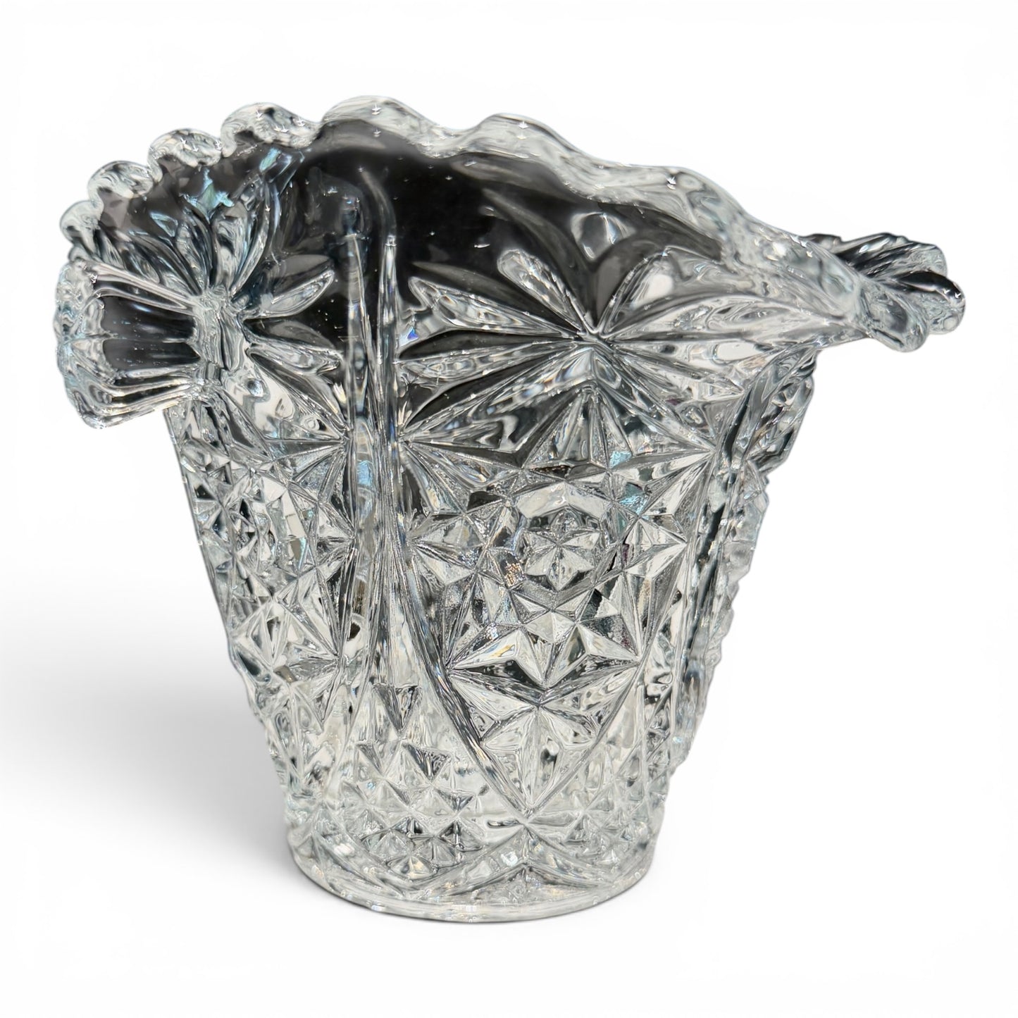 Vintage Estate Crystal Ice Bucket
